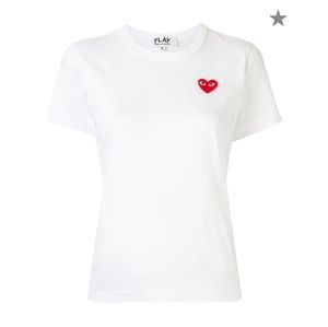 Comme Des Garcon logo-patch T-shirt